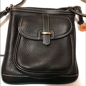 Vintage Dooney and Bourke Black Cross Body Bag